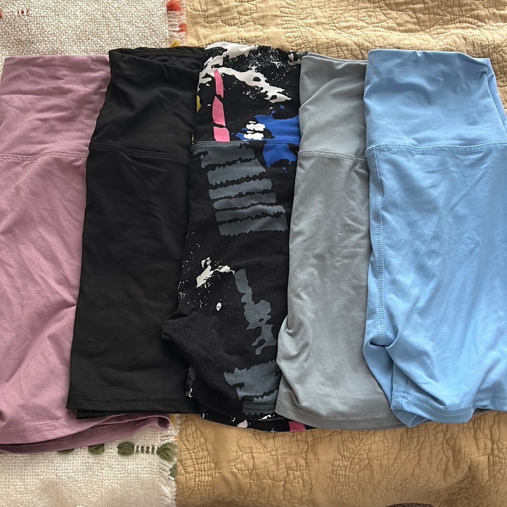 High waisted Amazon work out shorts